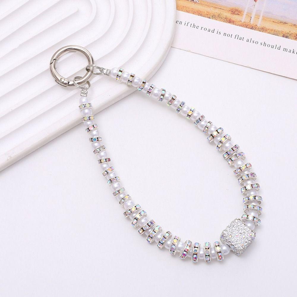 Bright Diamond Crystal Anti-lost Rope Bling Bling Hanging Cord  Phone Accessories