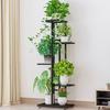 5 Tier Display Shelf Flower Pots Rack Plant Stand Potting Ladder Planter Stand Heavy Duty Storage Shelving Rack for