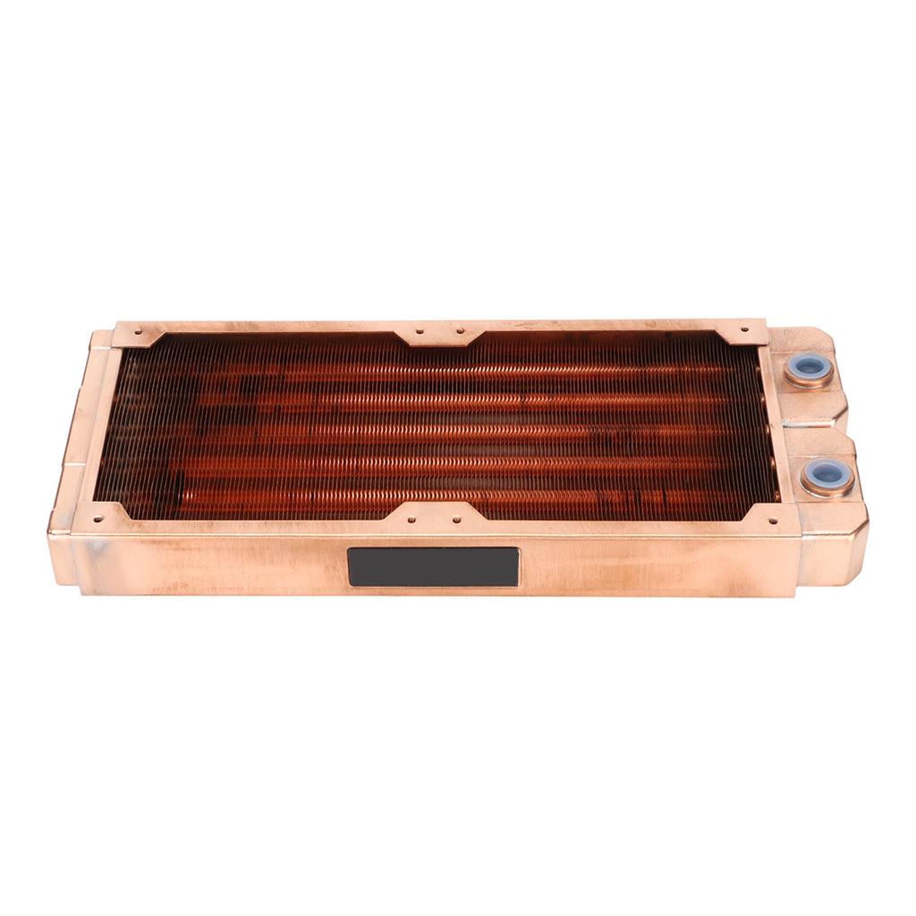 Water Cooling Radiator All Copper 7mm Round Tube G1 4 Thread Industrial Computer Water Cooling Radiator
