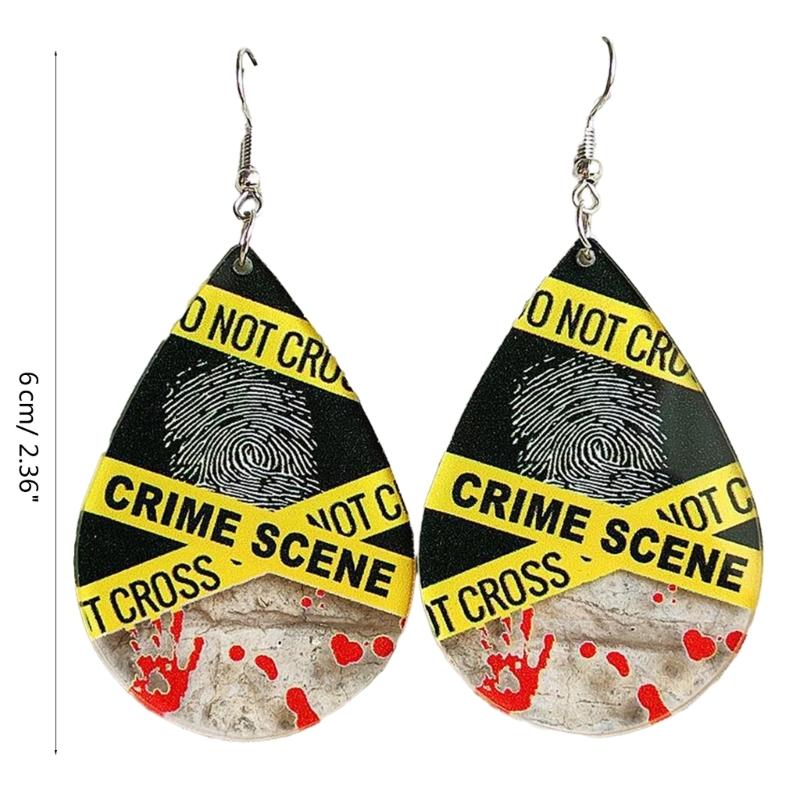Halloween Ear Drops Ear Jewelry Drop Earrings Ear Accessories Dangle Earrings Acrylic Material Perfect for Halloween