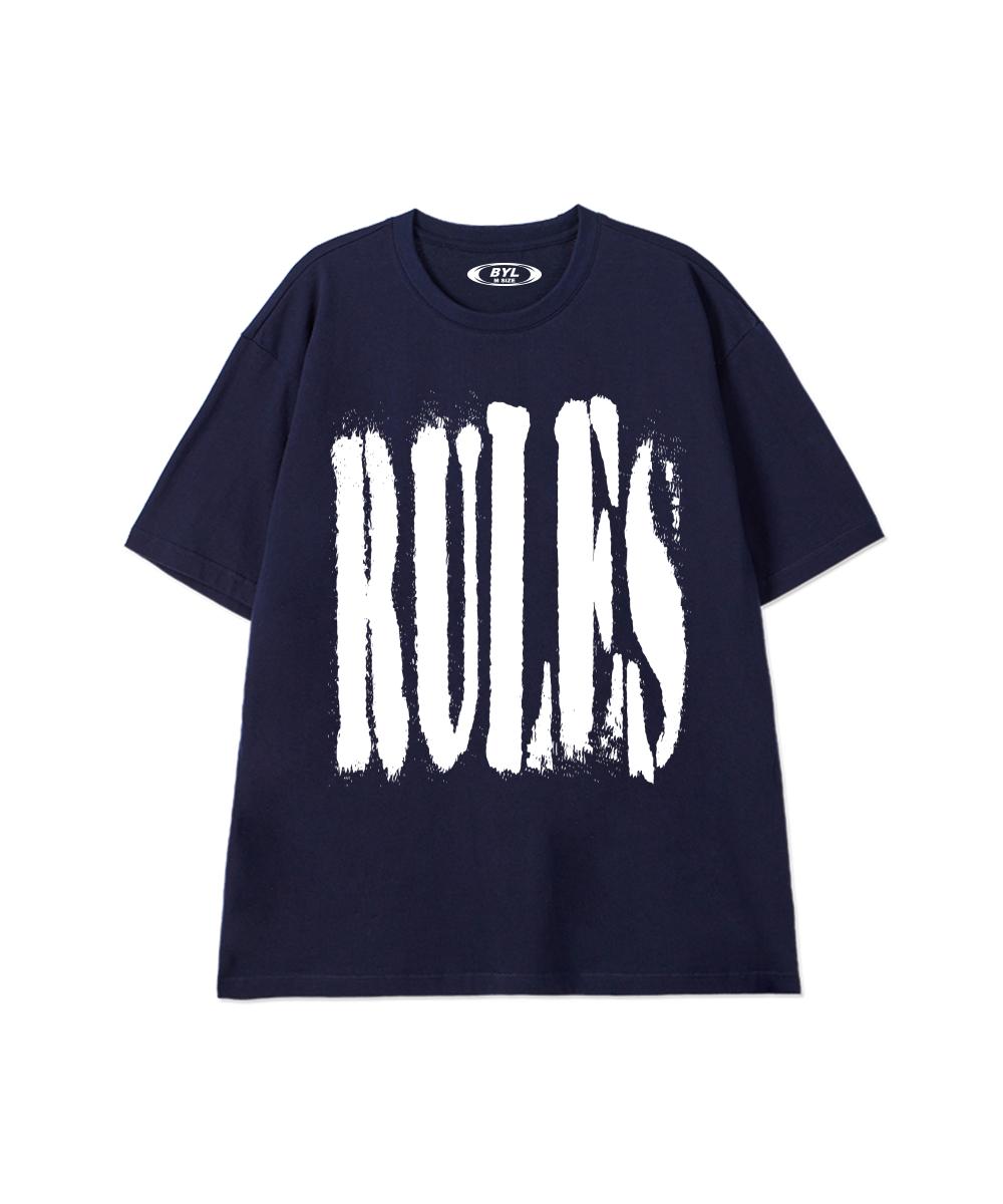 Biel Rules Short Sleeve T-Shirt Navy M