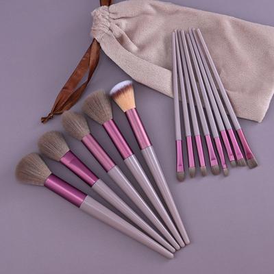 Foundation-Pinsel, loser Puderpinsel, Lidschattenpinsel, Make-up-Pinsel, 13-teilig, weicher Rouge-Lidschattenpinsel, Beauty-Tool-Set, Pinsel