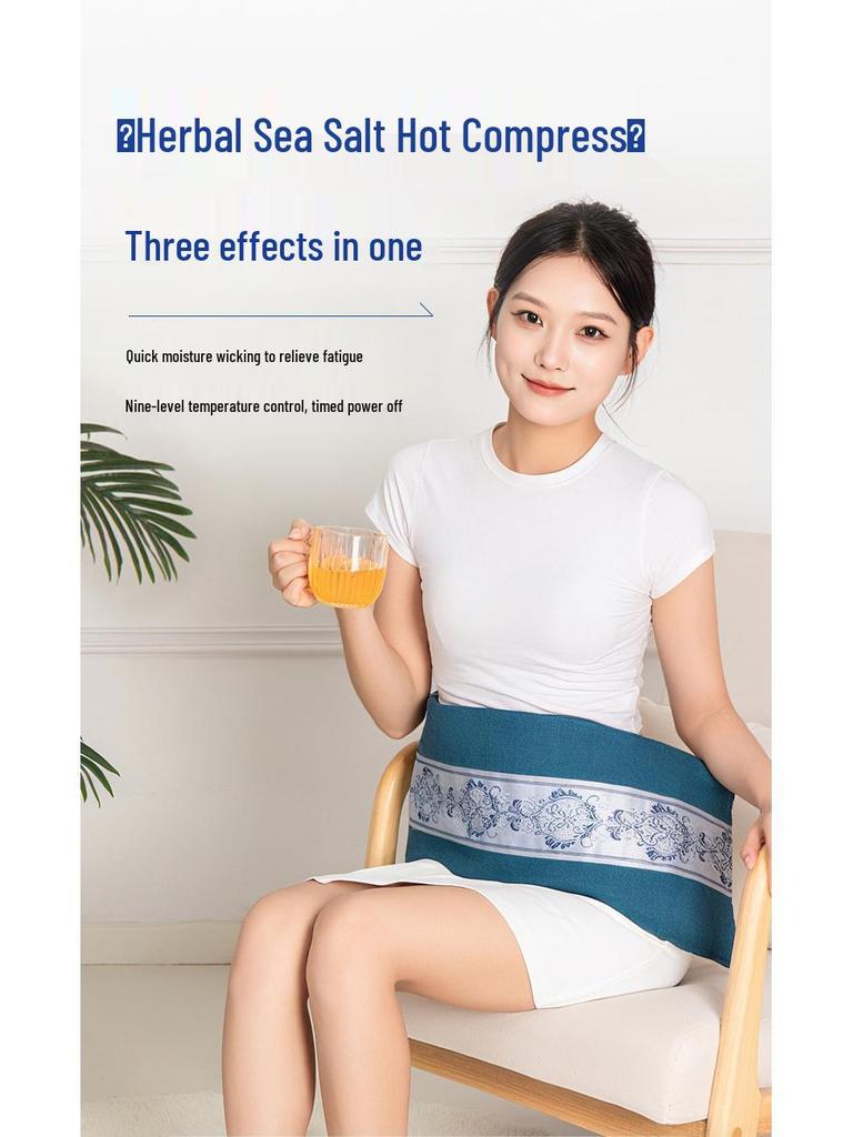 Electric Sea Salt Heat Therapy Pack - Full Body Heating and Moxibustion Physio Bag