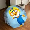 1pc Pororo Penguin Automatic Folding Umbrella, Portable Collapsible Design, Casual Outdoor Accessory L1127063