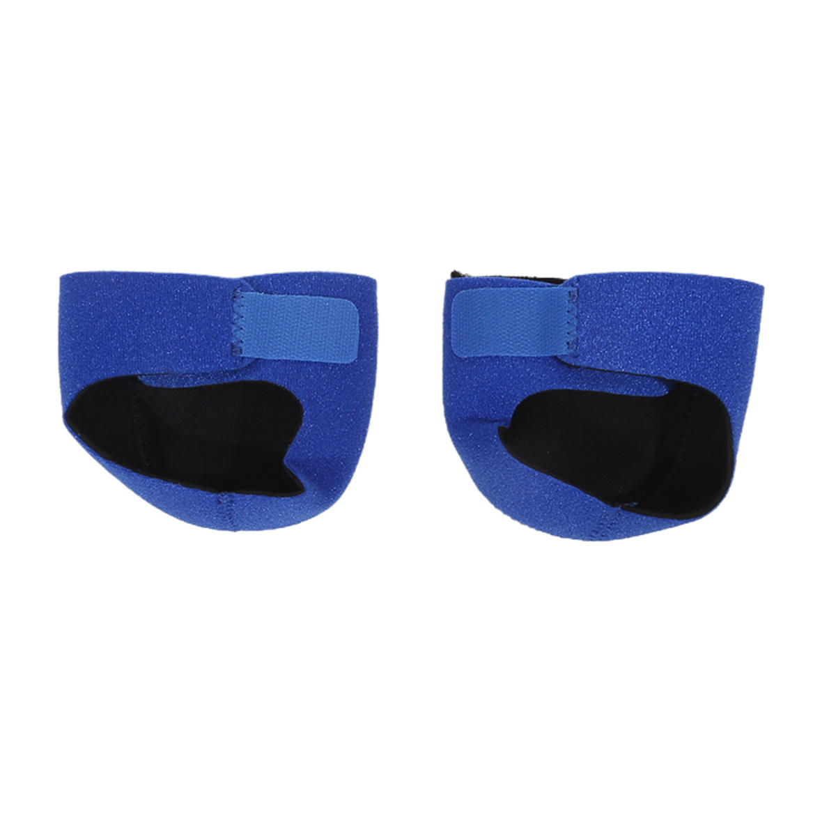 

1 Pair Silicone Heel Pads Shock Absorption Relieving Leg Pressure Adjustable Straps To Prevent Slipping Insoles S синий