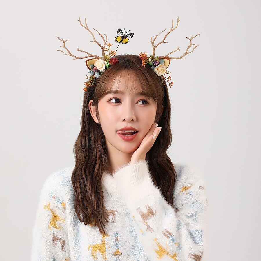 Headband jewelry, headband, Mori women's antlers, headband, cute children's adult hair accessories, headband.