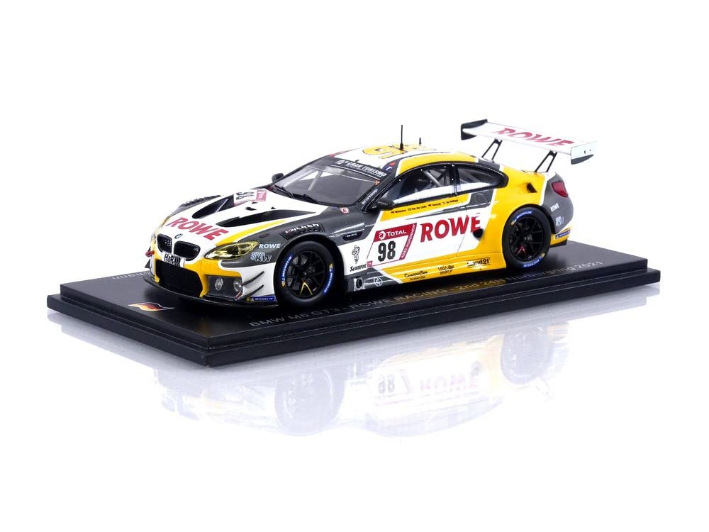 

Spark National Model BMW M6 GT3 ROWE 2021 Nurburgring 24H 2nd place Wittmann 1/43 #98 C.d. Filippi/M. Tomczek/S.v.d. Linde/M.