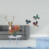 Reindeer Elk Deer Sculpture And Wooden Bird Wall Art Figurine Ornament for Living Room Office