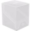 GameGenic Deck Box: Bastion XL White (100ct) ? Durable and Sturdy TCG, OCG Card Storage ? Compatible with Pokemon Yugioh Commander and MTG Magic: The