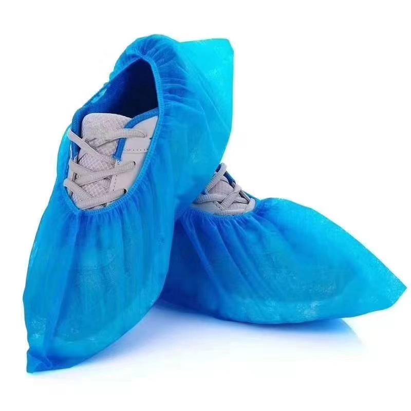 

Extra Large Non-Woven Wear-Resistant Dustproof Shoe Covers - Thickened, Non-Slip for Laboratory Cleanroom Use Blue; Economy 100 pcs