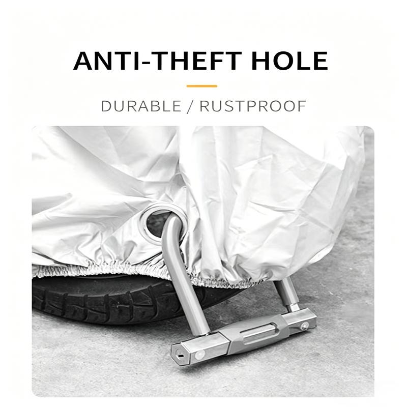 

Motorcycle Cover With Lock Hole, Bike Cover Waterproof Outdoor, Rain Sun Dust Wind Proof All-Around Protection A