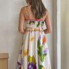 2024 Summer Elegant High Waist Printed Women's Casual Fashion Dress