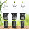 VLCC Activated Bamboo Charcoal Facial Kit 60g Pack of 1 for Purified Balanced Glowing Skin Care