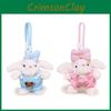 Lop Ear Rompers Cartoon Plush Keychain Healing Doll Bag Decoration Daily Use