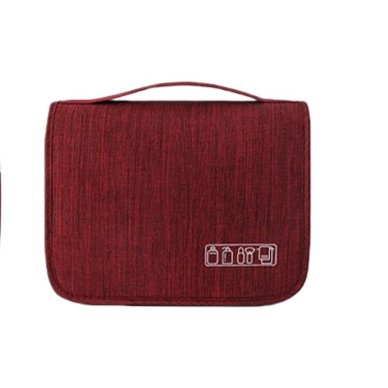 1pc Foldable Toiletry Bag Organizer Hanging Storage Bathroom Makeup Case Cosmetic Bag Travel For Travel Business