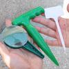 Green Seeder 5-Speed Adjustable Gardening Tool Set: Plastic Seedling Hole Puncher