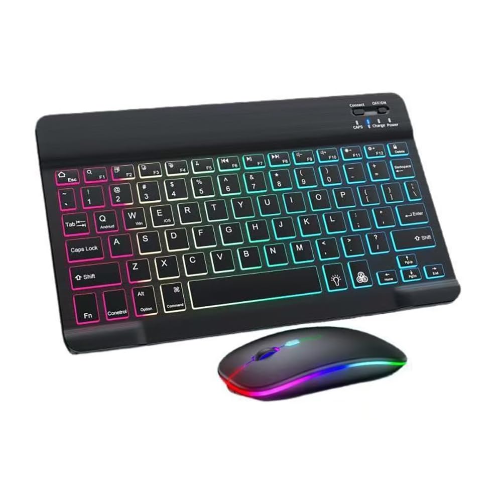 and compact Bluetooth keyboard and mouse for compatible with and Features include backlit keyboard and USB and a US keyboard Cute, slim, lightweight,