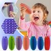 Mini Bpa-Free Tactile Sensory Keychain Sensory Stimulation Portable Spiky Grip Toy Textured Bumpy Grippie Stim Keychain Gift