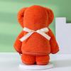 Coral Fleece Bear Towels Gift Set With Plush Hand Towels For Weddings And Birthdays