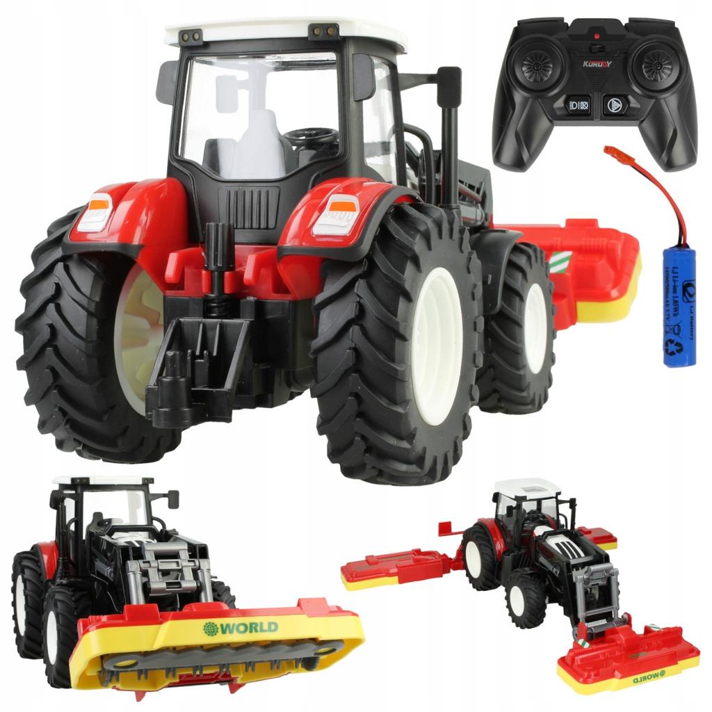 [PACZB] Zdalnie Sterowany Traktor LED z Kosiarkami Trawnikowymi Z3241
