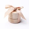 Premium Velvet Round Bow Ribbon Ring Box Wedding Jewelry Earring Ring Display Storage For Proposal Engagement 5.8*5.3cm