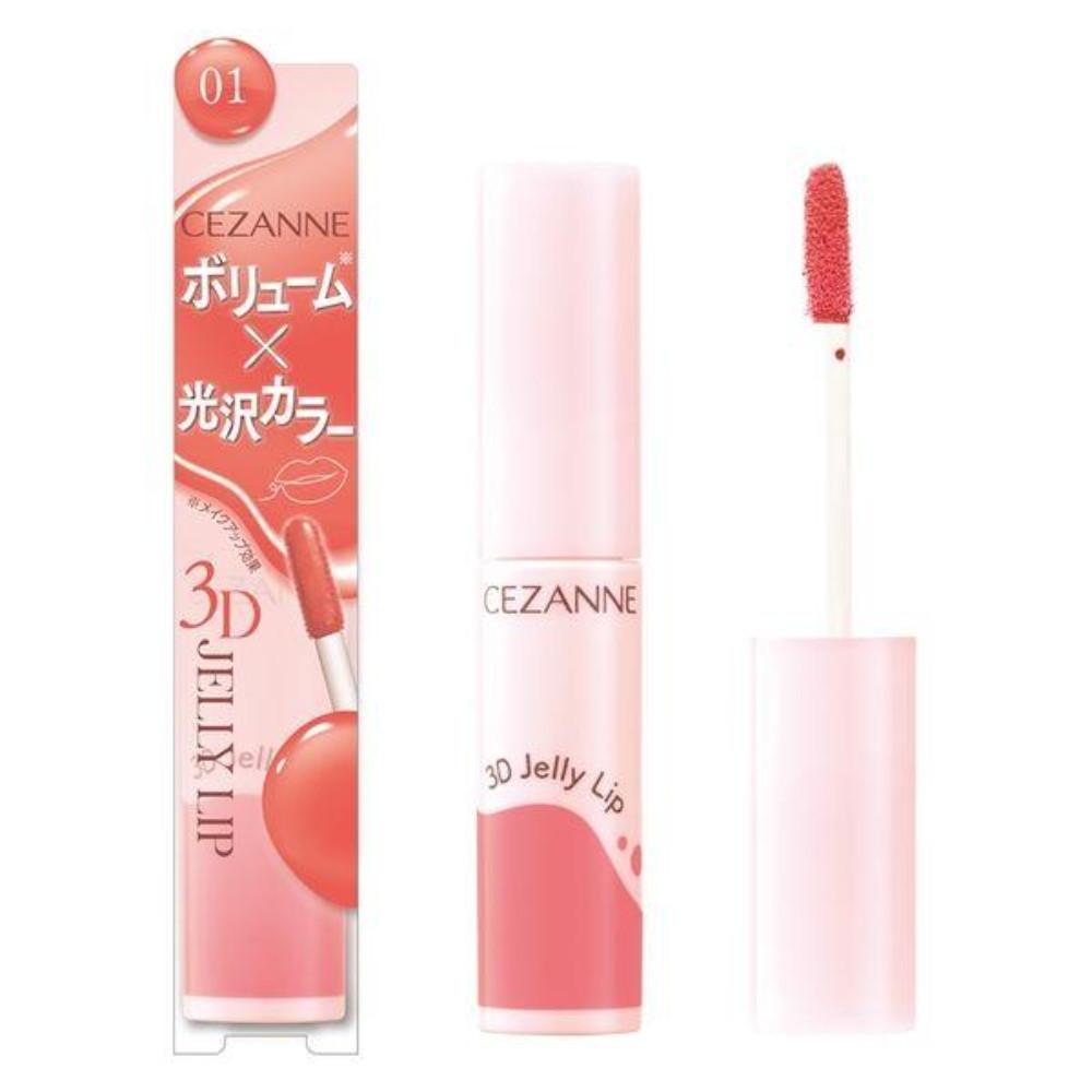 

CEZANNE 3D Jelly Lip 01 Peach Melba 02 Milk Rose 01 Peach Melba