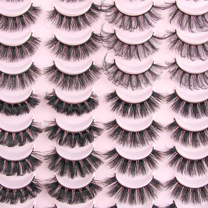 Lashie - Multipack Cils Postiches Yeux de Poupée (Modèles variés)