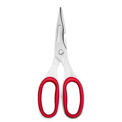 Removable 2CR13 Stainless Steel Blade Cutting Shear PP Handle Meat Chicken Bone Scissors Kitchen Accessory with Bottle Opener