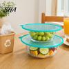 Flexible Silicone Lids Bowl Cover, Reusable Multi-Size Food Storage Set, Dishwasher Refrigerator Safe Eco-Friendly Fresh for Bowls Cups Mugs