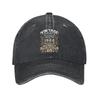 Th Birthday Vintage Legend Unisex Style Baseball Cap Distressed Denim Washed Hats Cap Vintage Outdoor Gift Sun Cap