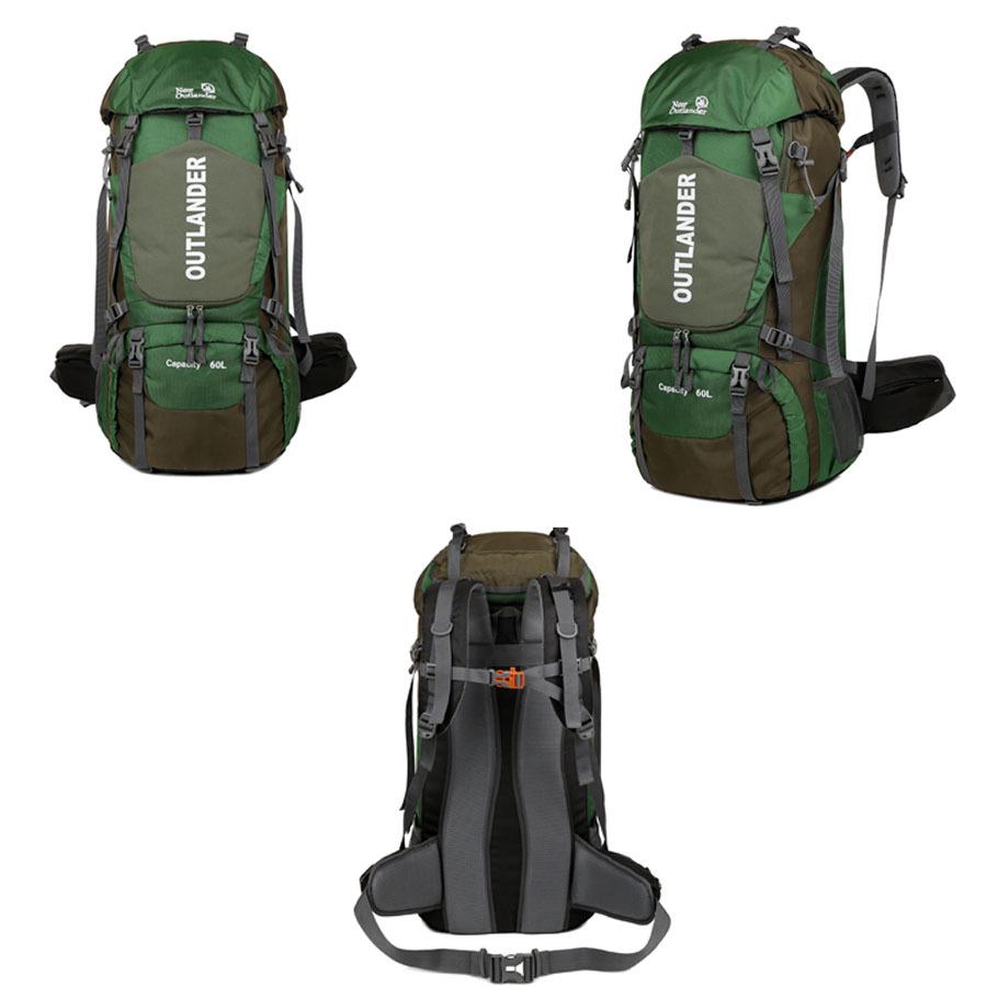 60L Outdoor Hiking & Mountaineering Backpack with Double Shoulder Straps