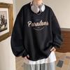 Men's Burgundy Fleece-Lined Oversized Hoodie, Hoodless, American Style, Heavy-Weight, Trendy Autumn/Winter Jacket.