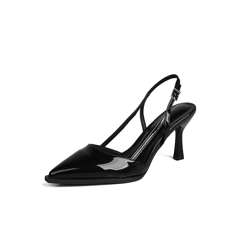 Fashion New Style Popular Brand Plus Size Women Heeled Sandals Retro Rome High Heels Shoes Women High Heel Leather Buckle Pumps Mules