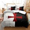 Christian Knights Templar Bedding Set 3D Print 3PCS Duvet Cover Pillowcase Medieval Crusader Home Bedroom Decor