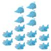 15pcs Non- Safety Shower Treads Anti- Animal Pattern Stickers