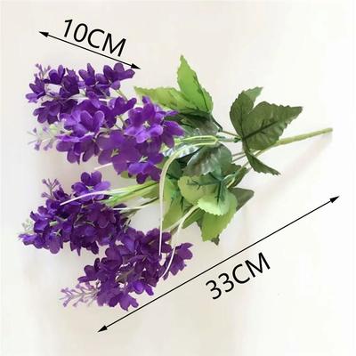 1pc Artificial Flower Bouquet 5 Heads Hyacinth 33cm Purple White Pink Yellow Plastic For Office Party Weddings Home Decoration