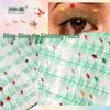 Shiluqiqi Glue-Free Light Green Sunflower Starry Whisper Lashes for Christmas & Cosplay