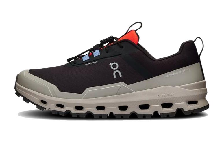 

On Waterproof Cloudhero Comfortable Cushioning Low top Kids Outdoor Shoes Black Gray Unisex 3YE10032361 35.5