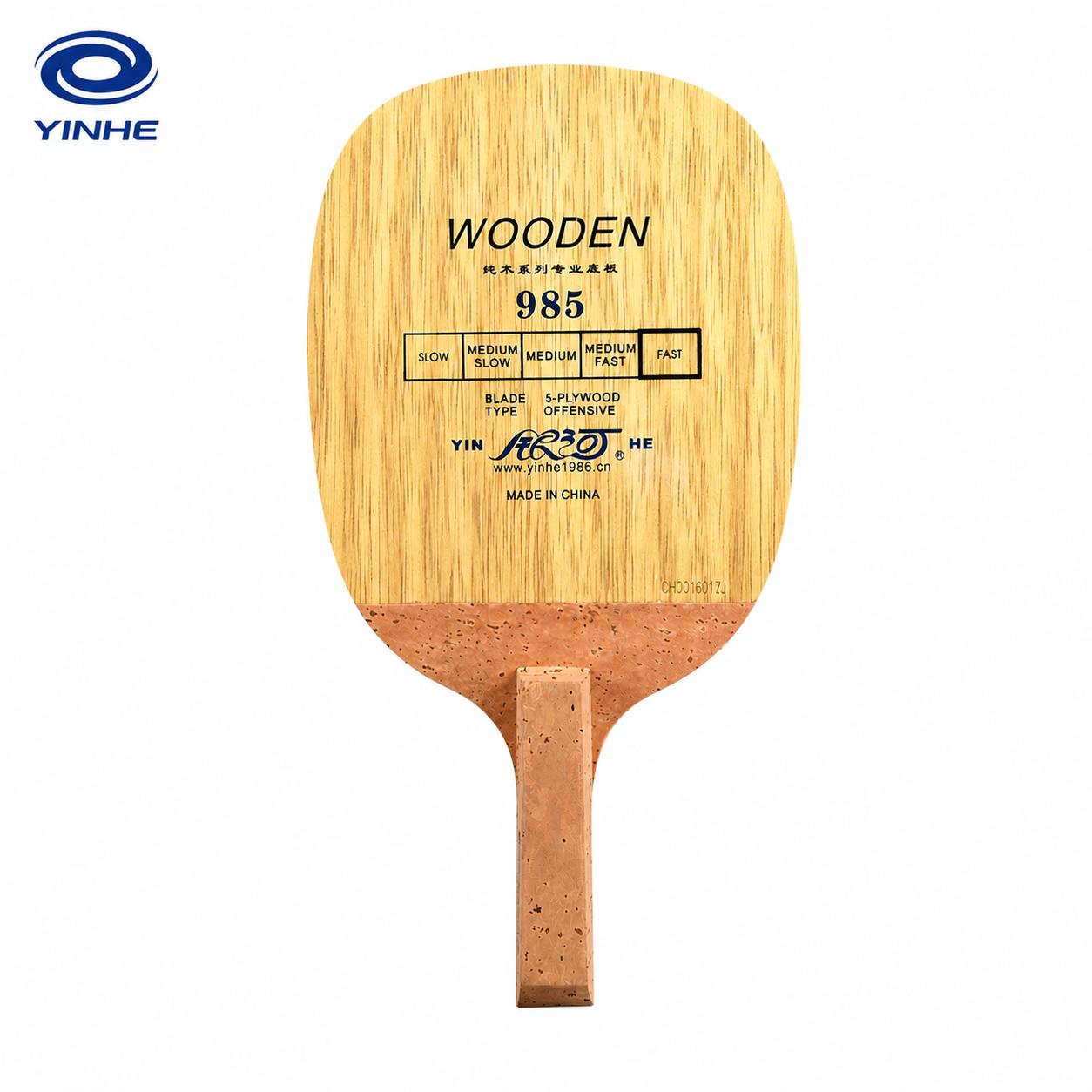 Original YINHE 985 Table Tennis Blade (5 Ply Wood Fast Attack) Japanese Penhold Racket JS Handle YINHE Ping Pong Bat Paddle Japanese penhold JS