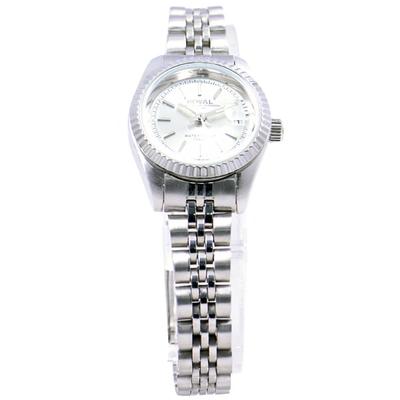J-AXIS Women's RY-DL04 (SS In Jaxis Royal Sun Flame) Round Watch Silver Analog