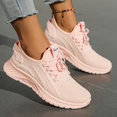 Women Shoes Casual Sneaker Fall Fashion Leisure Sports Single Shoes Trend Fly Weaving Sneakers
