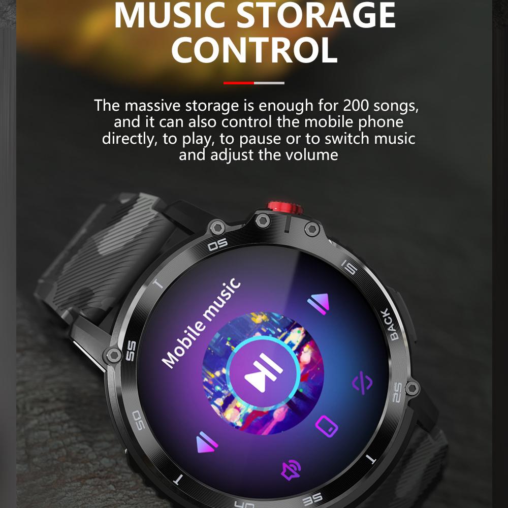 Smart Watch Men 4g Rom 1g Ram Blue Tooth Call 400mah Sports Watches Ip68 Waterproof C22 Smartwatch 1.6 Inch 400*400 Hd