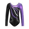 Gymnastics Long for and for Rhythmic and Stretchy Dance Stage Figure Bodysuit [world Resilience] Leotard, Sleeve, Girls, Kids, Juniors, Adults,