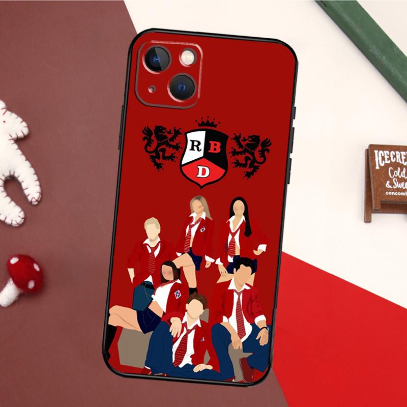 Fashion RBD Rebelde Phone Case For iPhone 16 15 14 13 12 Mini 11 Pro Max X XR XS Plus Bumper Back Cover
