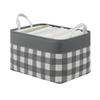 Foldable Fabric Storage Basket Medium Size 35x25x20cm with Handles for Organizing Household Items Durable and Lightweight Design