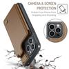 Compatible with iPhone 16 phone case, Apple 17 Pro flip phone case, RFID Samsung S25 card slot leather case