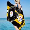 Pittsburgh Football  Microfiber Beach Towel, Lightweight And Quick-Dry, for Summer Travel, Beach Essential, Swimming Pool