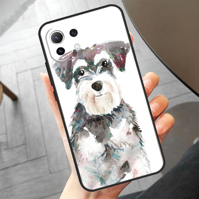 

Schnauzer Puppy Dog Art Case For Xiaomi 14 Ultra 11T 12T 13T Pro 12 13 Lite POCO F6 Pro M6 X3 X5 X6 M5s F3 F5 Cover POCO F5 Pro