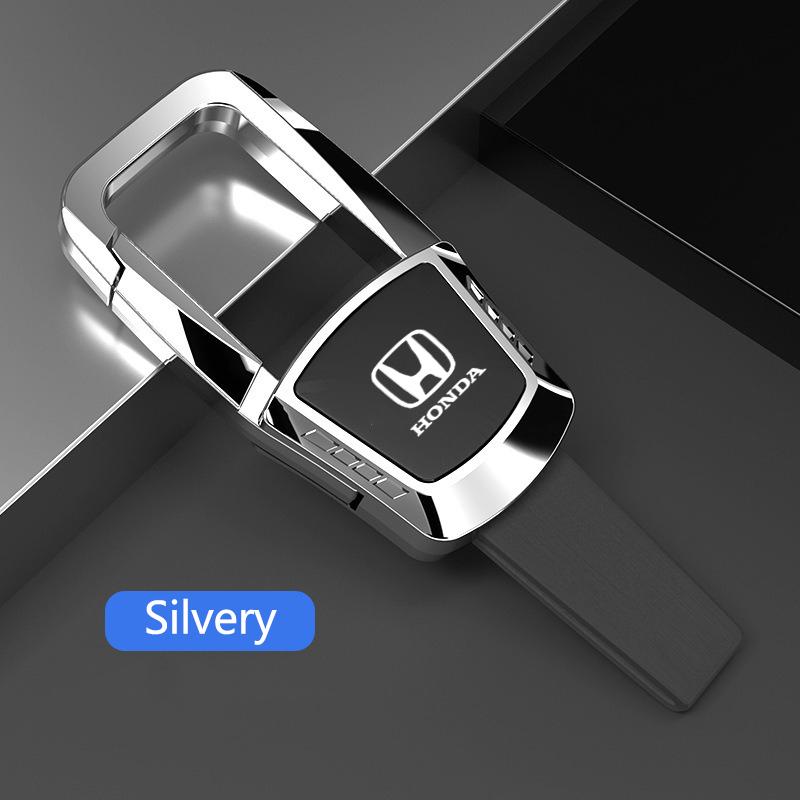 1PC Alloy Car Logo Decoration Keychain Keyring Gift Key Ring For Honda Civic Accord Fit Jazz Pilot CRV Odyssey Passport City HRV LV4