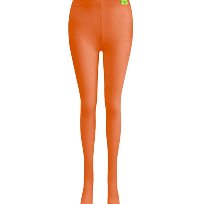 

Романтичные тигровые базовые колготки (оранжевый) Free